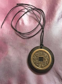 Replica of an Old Chinese Coin Necklace