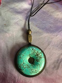 Turquoise Magnetite Necklace
